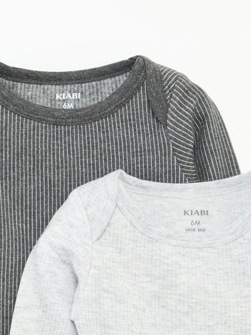 Lot de 2 bodies thermorégulants en maille - Kiabi