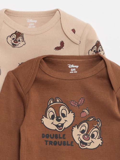 Lot de 2 bodies 'Tic et tac' 'Disney' - Kiabi