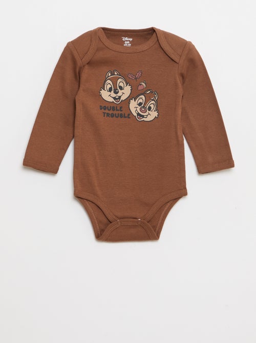 Lot de 2 bodies 'Tic et tac' 'Disney' - Kiabi