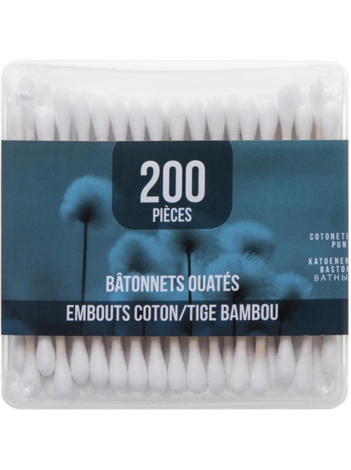 Lot de 2 Boîtes 200 cotons-tiges - Kiabi Lot de 2 Boîtes 200 cotons-tiges - Kiabi