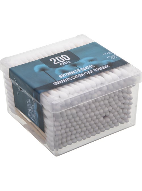 Lot de 2 Boîtes 200 cotons-tiges - Kiabi Lot de 2 Boîtes 200 cotons-tiges - Kiabi
