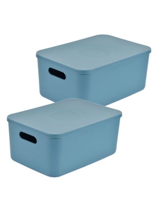 Lot de 2 boîtes avec couvercle CHROMACASE