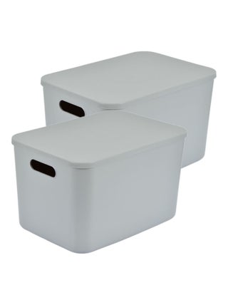 Lot de 2 boîtes avec couvercle CHROMACASE