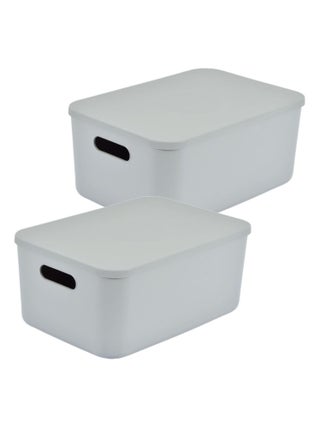 Lot de 2 boîtes avec couvercle CHROMACASE