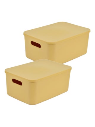 Lot de 2 boîtes avec couvercle CHROMACASE