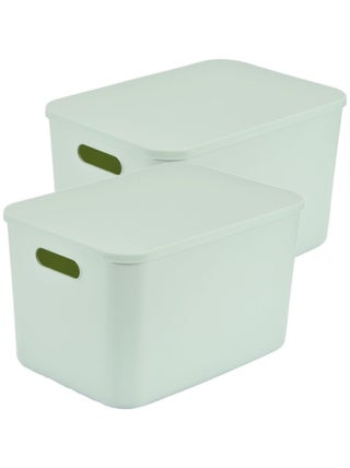 Lot de 2 boîtes avec couvercle CHROMACASE