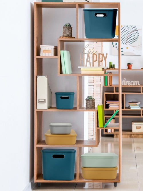 Lot de 2 boîtes avec couvercle CHROMACASE - Kiabi