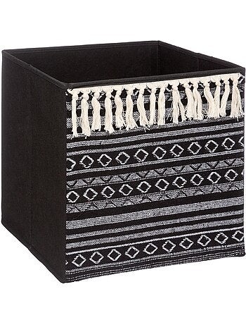 Lot de 2 boîtes de rangement à motifs ethniques MIX'N MODUL