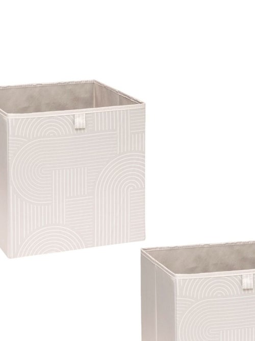 Lot de 2 boîtes de rangement ARCHE - Kiabi