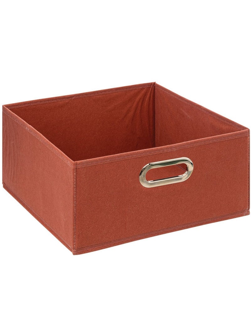 Lot de 2 boîtes de rangement carrées en tissu MIX' N MODUL Rouge - Kiabi