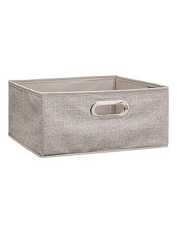 Lot de 2 boites de rangement carrées en tissu MIX'N MODUL