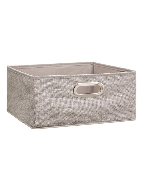 Lot de 2 boites de rangement carrées en tissu MIX'N MODUL - Kiabi