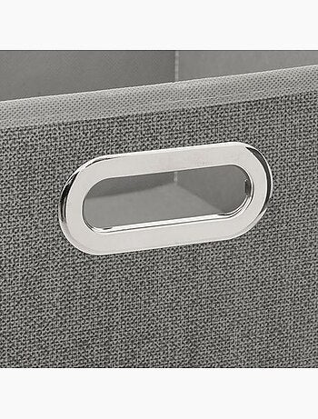 Lot de 2 boites de rangement carrées en tissu MIX'N MODUL