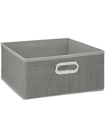 Lot de 2 boites de rangement carrées en tissu MIX'N MODUL