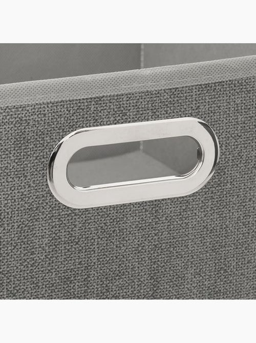 Lot de 2 boites de rangement carrées en tissu MIX'N MODUL - Kiabi