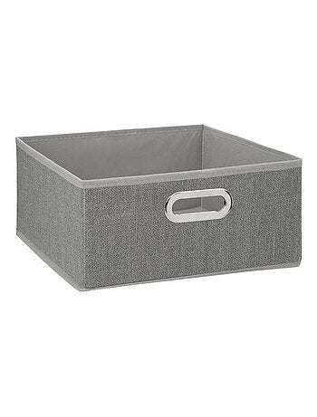 Lot de 2 boites de rangement carrées en tissu MIX'N MODUL