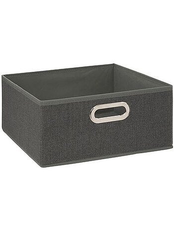 Lot de 2 boites de rangement carrées en tissu MIX'N MODUL