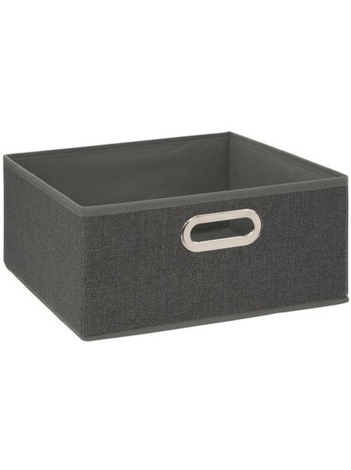 Lot de 2 boites de rangement carrées en tissu MIX'N MODUL - Kiabi