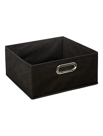 Lot de 2 boites de rangement carrées en tissu MIX'N MODUL