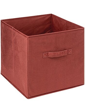 Lot de 2 boites de rangement carrées en tissu MIX'N MODUL