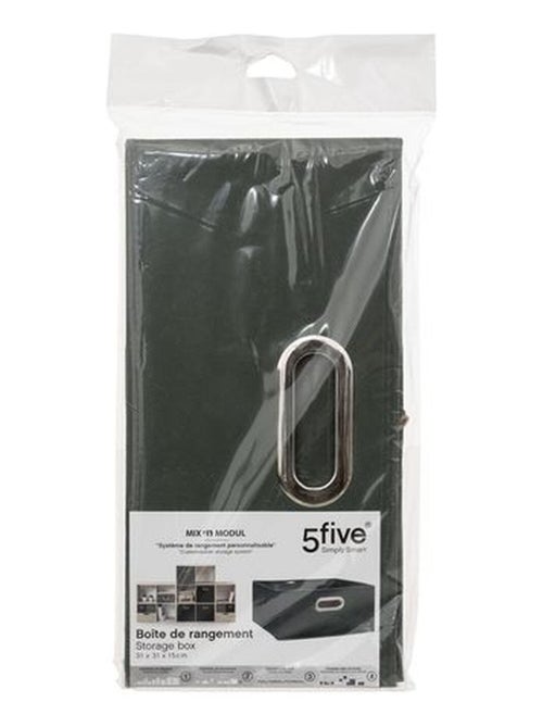 Lot de 2 boites de rangement carrées en tissu MIX'N MODUL - Kiabi