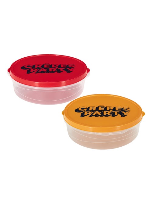 Lot de 2 boites de rangement collection CRÊPE PARTY - Kiabi