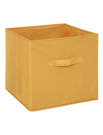 Lot de 2 boites de rangement cube en velours MIX'N MODUL