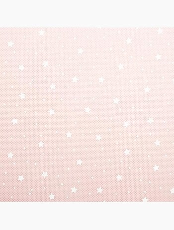 Lot de 2 boîtes de rangement cube ETOILE - L.29 x l.29 x H.29 cm - Rose