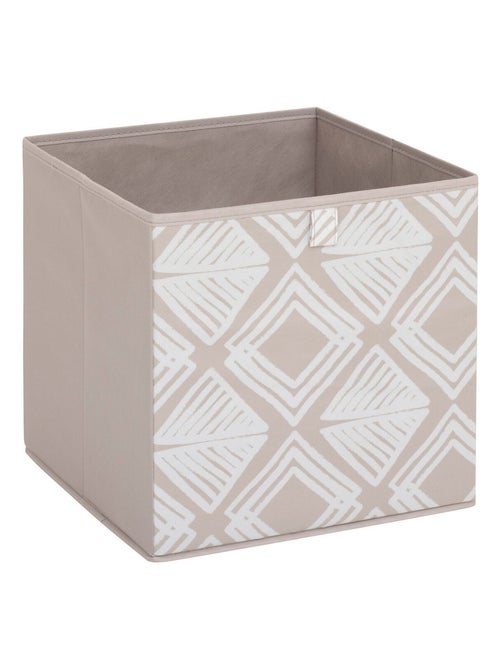 Lot de 2 boites de rangement cubes à motifs losanges MIX'N MODUL - Kiabi