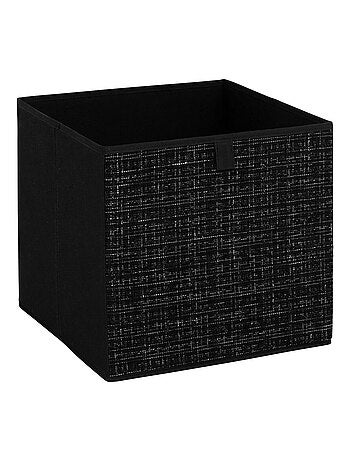 Lot de 2 boites de rangement cubes en tweed MIX'N MODUL