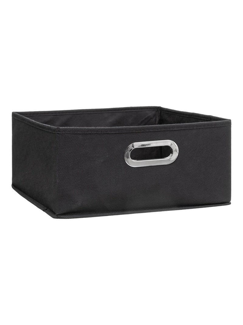 Lot de 2 Boites de rangement en tissu Gris - Kiabi