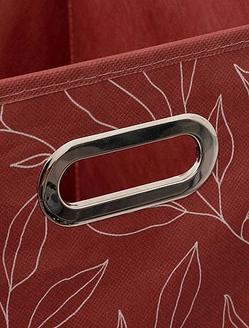 Lot de 2 boites de rangement en tissu Minimalist