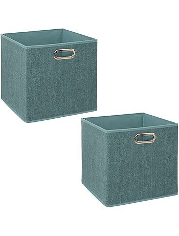 Lot de 2 boites de rangement en tissu MIX'N MODUL