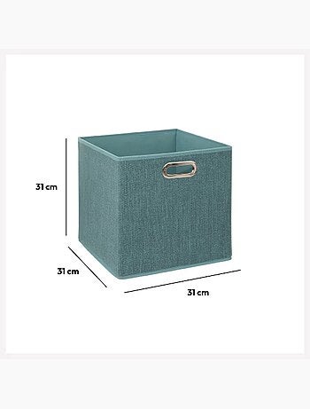 Lot de 2 boites de rangement en tissu MIX'N MODUL