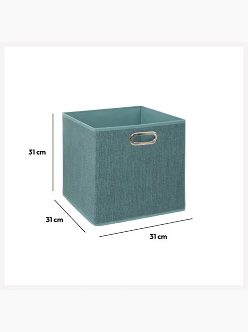 Lot de 2 boîtes de rangement en tissu MIX'N MODUL - Kiabi