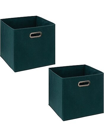 Lot de 2 boites de rangement en tissu MIX'N MODUL