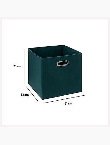 Lot de 2 boites de rangement en tissu MIX'N MODUL