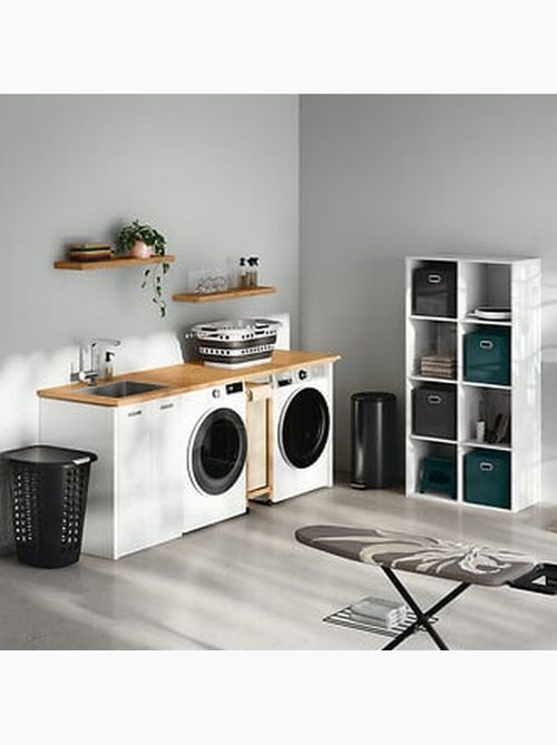 Lot de 2 boites de rangement en tissu MIX'N MODUL - Kiabi