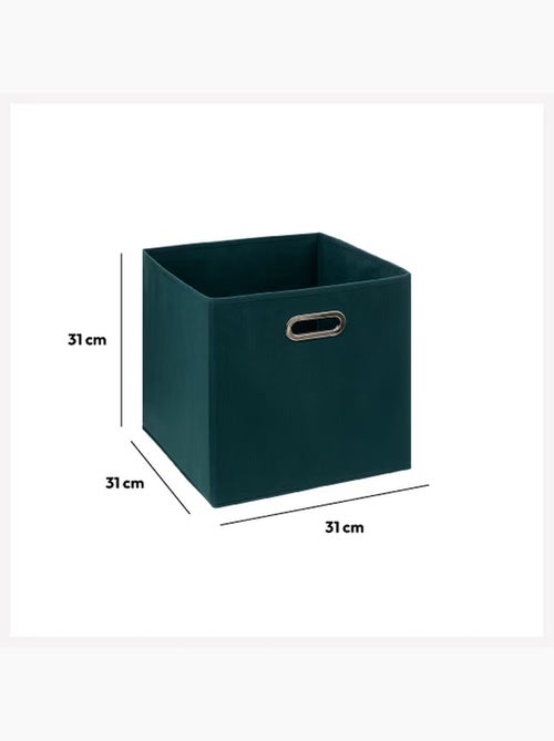 Lot de 2 boites de rangement en tissu MIX'N MODUL - Kiabi