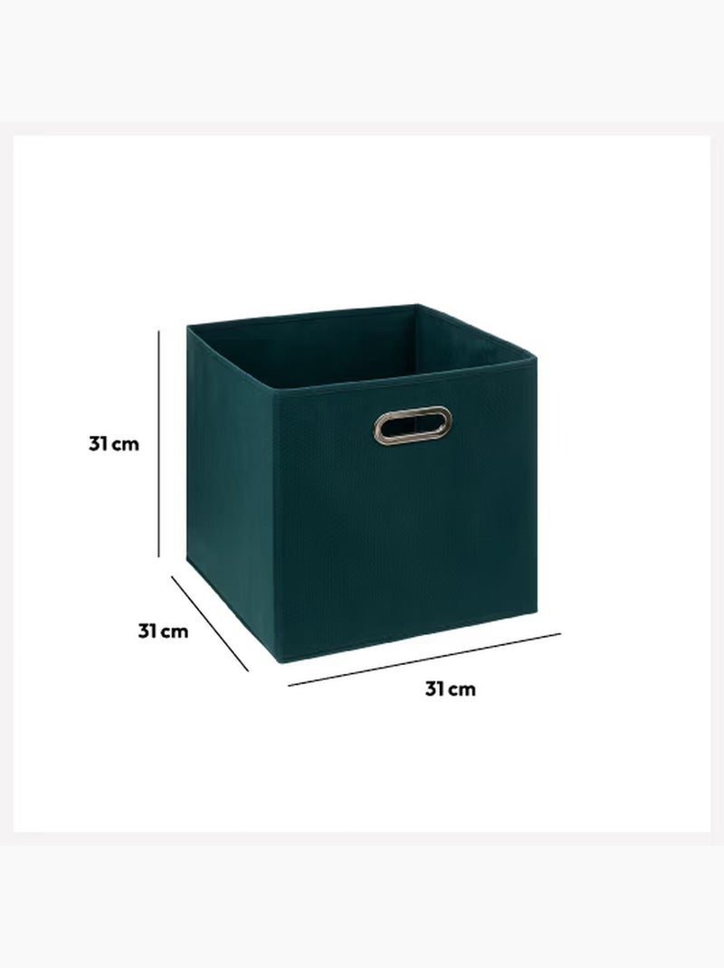Lot de 2 boites de rangement en tissu MIX'N MODUL Bleu - Kiabi