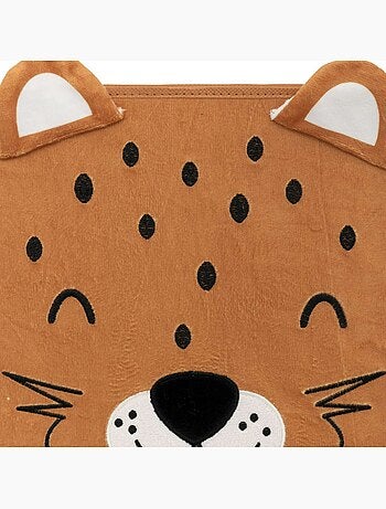 Lot de 2 boîtes de rangement enfant tigre en velours JOEY