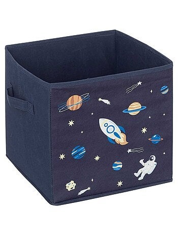 Lot de 2 boites de rangement Espace en tissu