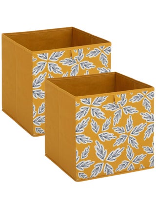 Lot de 2 boites de rangement FOLIA