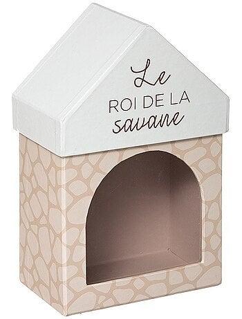 Lot de 2 boites de rangement forme hutte