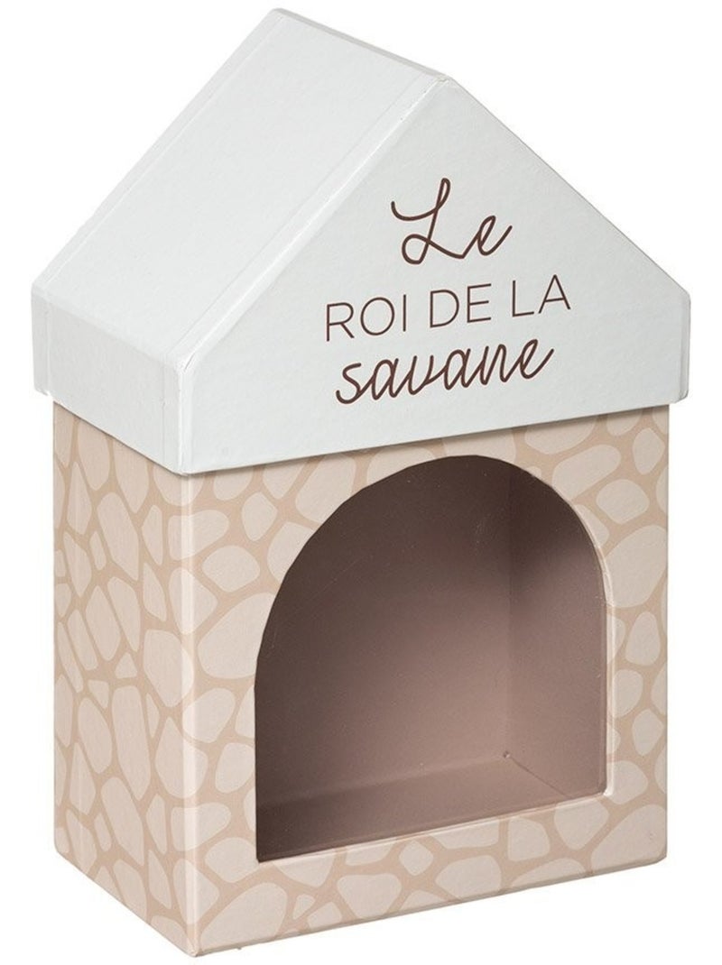 Lot de 2 boites de rangement forme hutte Marron - Kiabi