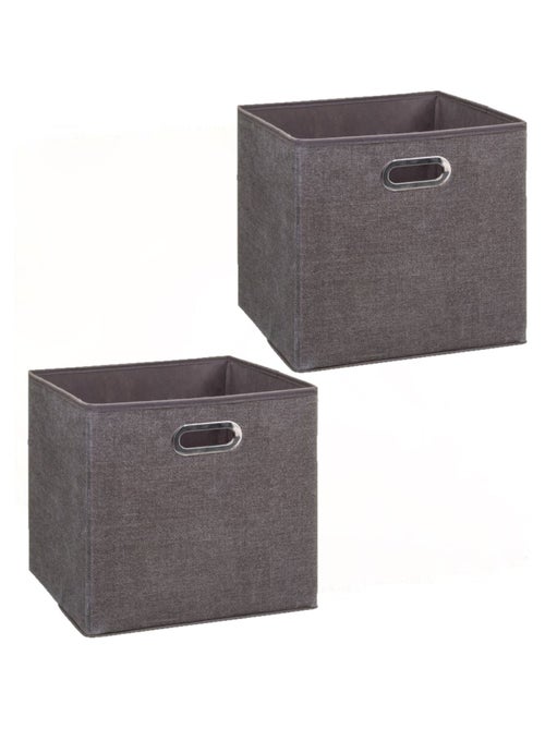 Lot de 2 Boites de rangement pliable - Kiabi