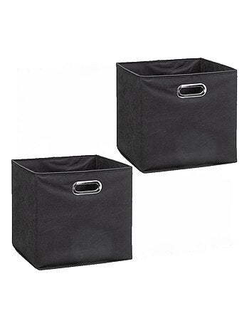 Lot de 2 boites de rangement pliables en tissu MIX'N MODUL