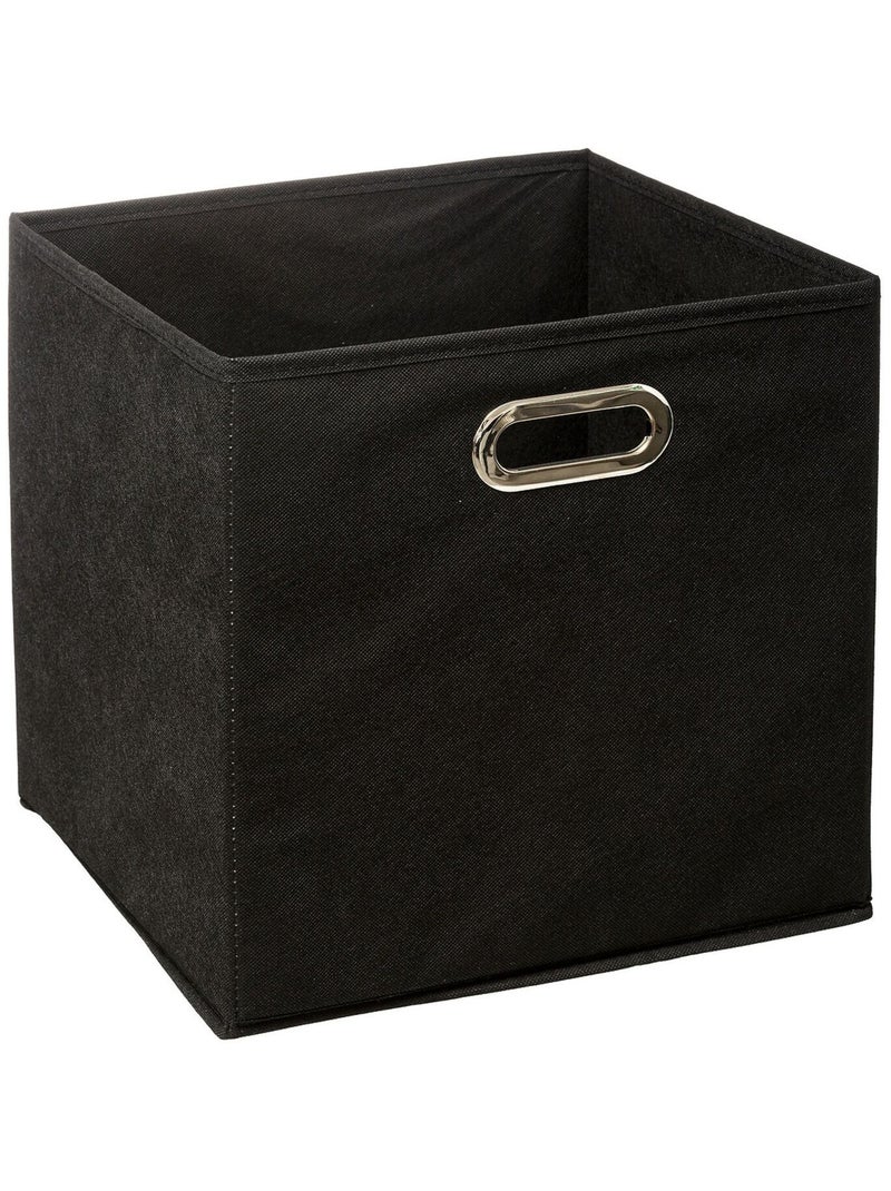 Lot de 2 boites de rangement pliables en tissu MIX'N MODUL Noir - Kiabi