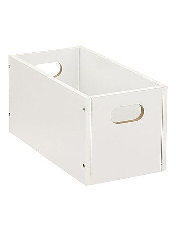 Lot de 2 Boîtes de rangement rectangulaire en MDF