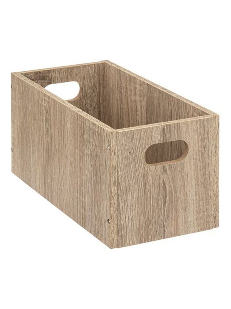 Lot de 2 boîtes de rangement rectangulaires MIX'N MODUL Beige - Kiabi